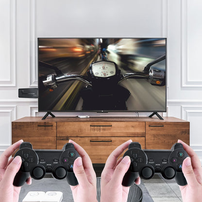RetroBox 2025 🎮 Hordozható konzol vezeték nélküli kontrollerekkel!